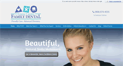 Desktop Screenshot of familydental.com