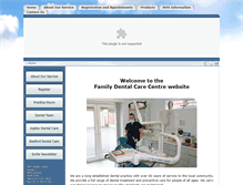 Tablet Screenshot of familydental.org.uk